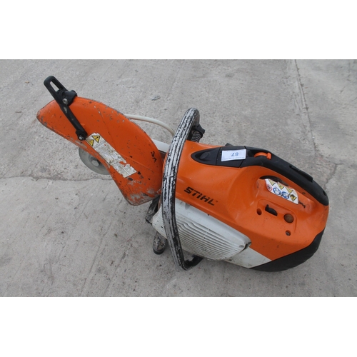 87 - STIHL TS 410 STONE CUTTER NO VAT