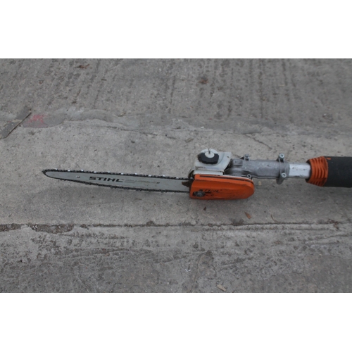 89 - STIHL EXTENDABLE POLE SAW NO VAT