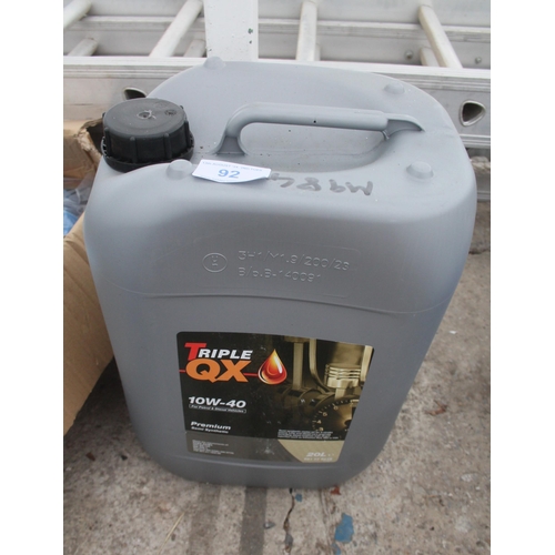 92 - DEKRON ATF 20 LTR  NO VAT