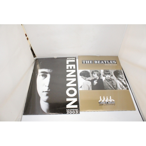 93 - SIX OFFICIAL SEALED BEATLES CALENDARS TO INCLUDE THE BEATLES 2015, 2020 COLLECTOR'S EDITION THE BEAT... 