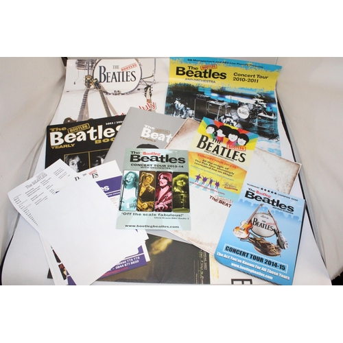 94 - A QUANTITY OF THE BEATLES SOUVENIRS TO INCLUDE THE BOOTLEG BEATLES LIMITED EDITION SOUVENIR PROGRAMM... 