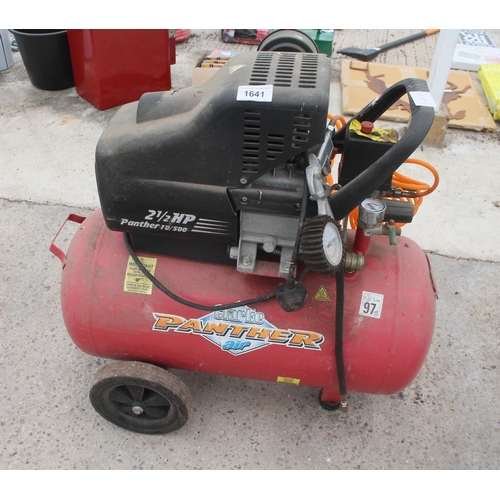 1641 - COMPRESSOR WITH ACCESSORIES NO VAT