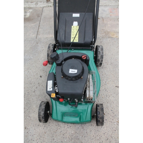 1645 - QUALCAST MOWER W O NO VAT