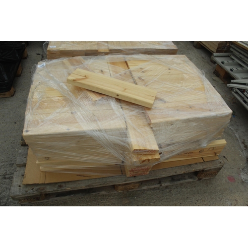 1628 - 125 APPROX. NEW PINE TIMBERS 120 X 30 X 380  + VAT