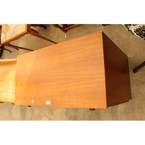 2886 - A RETRO TEAK AVALON CHEST OF FOUR DRAWERS 32