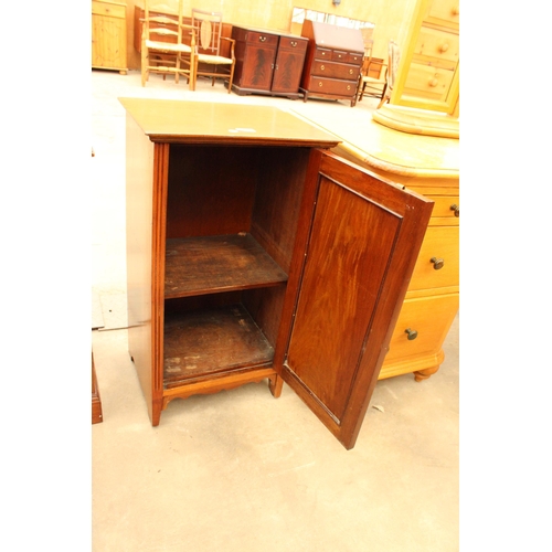 2893 - A VICTORIAN MAHOGANY POT CUPBOARD