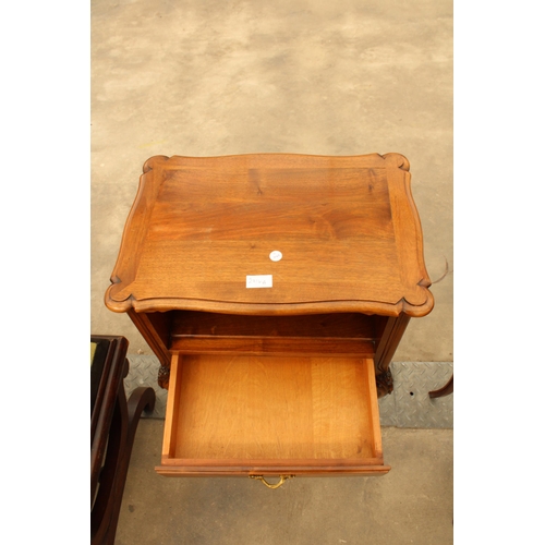 2914A - A SEVENTH HEAVEN BEDSIDE TABLE WITH SINGLE DRAWER