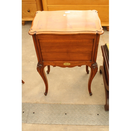 2914A - A SEVENTH HEAVEN BEDSIDE TABLE WITH SINGLE DRAWER