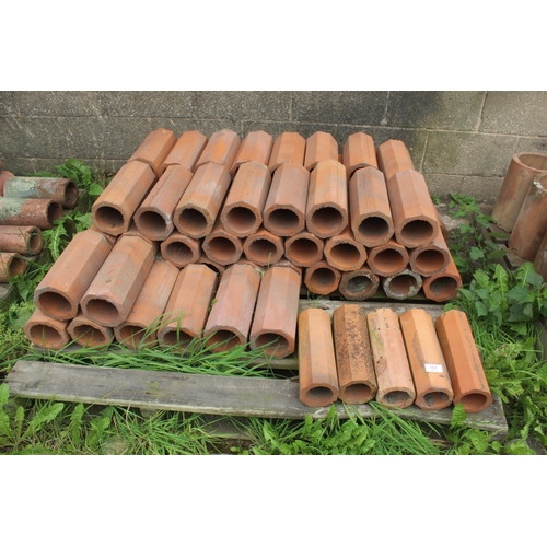 187 - PALLET OF CLAY LAND PIPES  + VAT