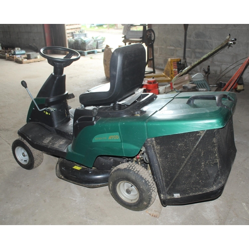 ATCO RIDER 27H RIDE ON LAWN MOWER GOOD WORKING ORDER VAT