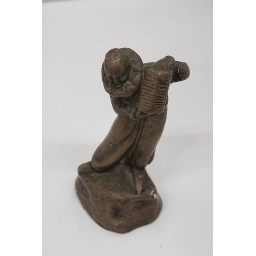 108 - A VICTORIAN BRONZE CLOWN DOORSTOP