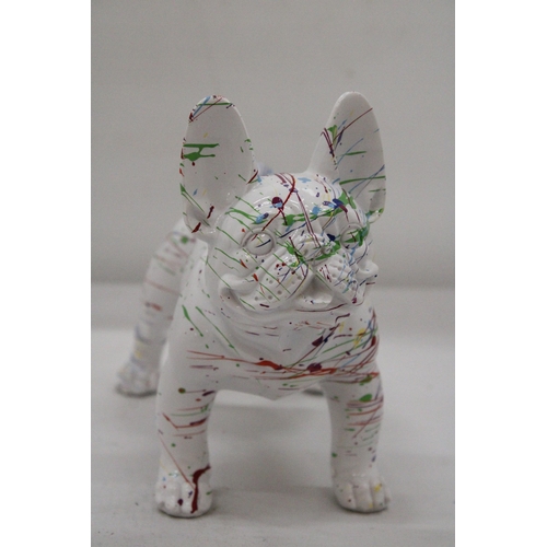 117 - A JACKSON POLLOCK STYLE FRENCH BULLDOG