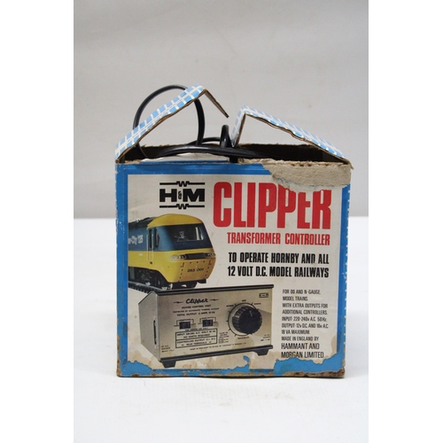 337 - A VINTAGE 'CLIPPER' TRANSFORMER, COMPATIBLE WITH HORNBY AND ALL 12 VOLT MODEL RAILWAYS