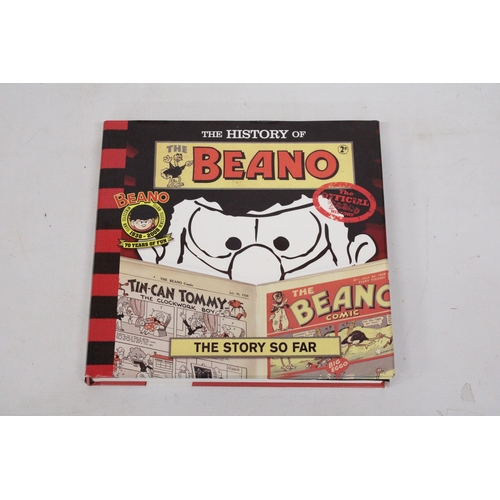 582 - A LARGE HARDBACK, 350 PAGE BOOK, THE HISTORY OF THE BEANO