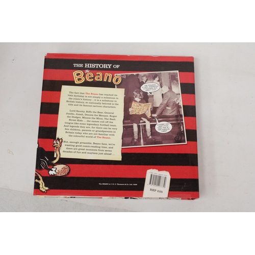 582 - A LARGE HARDBACK, 350 PAGE BOOK, THE HISTORY OF THE BEANO