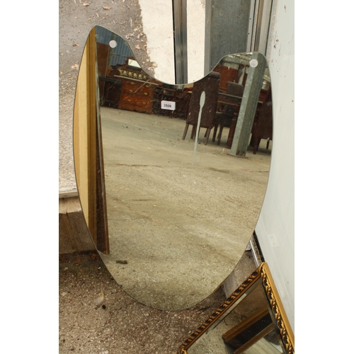 2806 - AN ANCHORN ILLUMINATED WALL MIRROR, 36