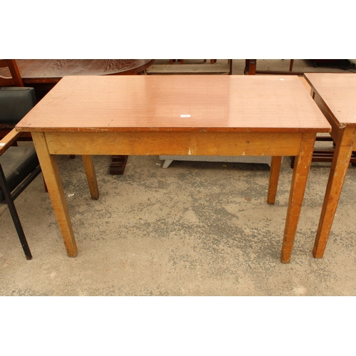 2846 - A FORMICA TOP WORK TABLE 48