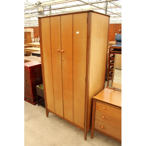 2939 - A RETRO LERUS LINT CHEST AND MATCHING WARDROBE