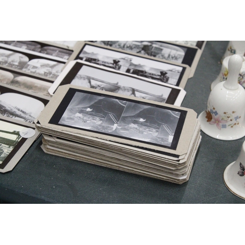 147 - A QUANTITY (44 IN TOTAL) OF U.S. SOCIAL HISTORY STEREOGRAPHS TO INCLUDE PRESIDENTS, CIVIL WAR, RAILR... 