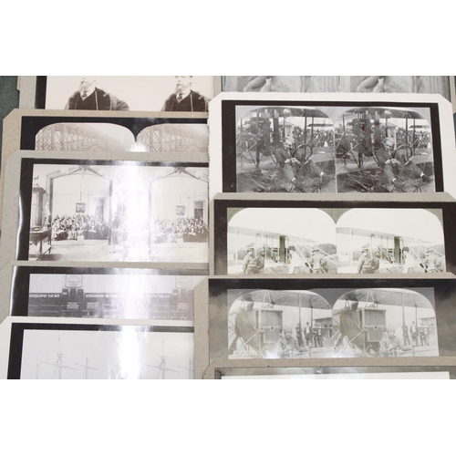 147 - A QUANTITY (44 IN TOTAL) OF U.S. SOCIAL HISTORY STEREOGRAPHS TO INCLUDE PRESIDENTS, CIVIL WAR, RAILR... 