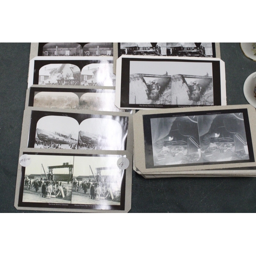 147 - A QUANTITY (44 IN TOTAL) OF U.S. SOCIAL HISTORY STEREOGRAPHS TO INCLUDE PRESIDENTS, CIVIL WAR, RAILR... 