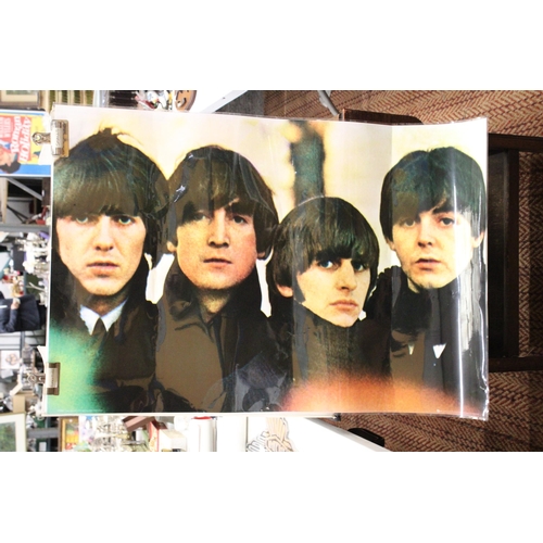 219 - A COLLECTION OF BEATLES POSTERS TO INCLUDE 'YELLOW SUBMARINE' AND 'SGT PEPPERS LONELY HEARTS CLUB BA... 