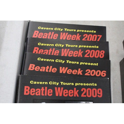 225 - A COLLECTION OF BEATLES PAMPHLETS AND MAGAZINES TO INCLUDE, 'CAVERN CITY TOURS, BEATLE WEEK', 'BEATW... 