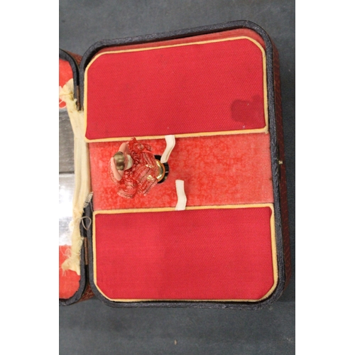 296 - A 1950'S, SWISS MADE MUSICAL JEWELLERY BOX WITH BALLERINA FIGURE