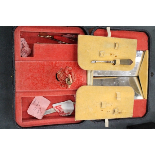 296 - A 1950'S, SWISS MADE MUSICAL JEWELLERY BOX WITH BALLERINA FIGURE