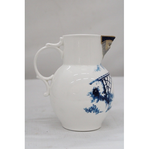 133 - AN ABRAHAM DARBY COALBROOKEDALE POURING JUG