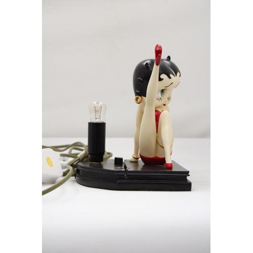 17 - A BETTY BOOP LAMP (VENDOR STATES IN WORKING ORDER) BUT NO WARRANTY GIVEN