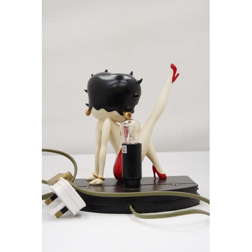 17 - A BETTY BOOP LAMP (VENDOR STATES IN WORKING ORDER) BUT NO WARRANTY GIVEN