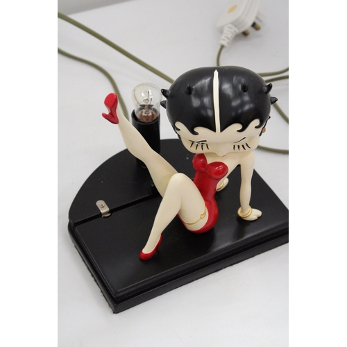 17 - A BETTY BOOP LAMP (VENDOR STATES IN WORKING ORDER) BUT NO WARRANTY GIVEN