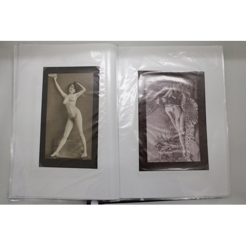 27 - A FOLDER CONTAINING 34 EROTIC FRENCH PHOTO'S PARIS STUDIO