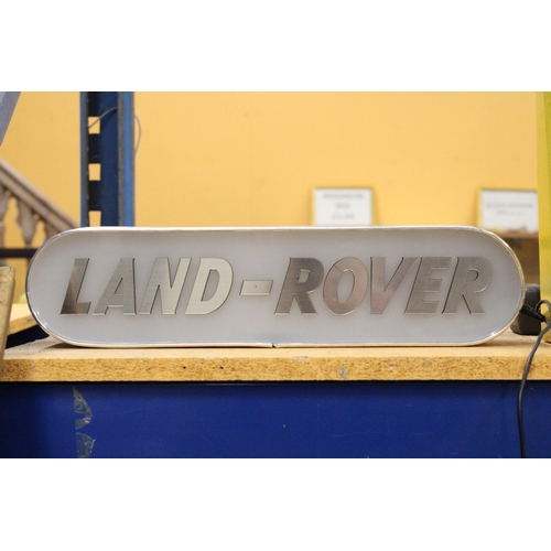 69 - A LAND-ROVER LIGHT UP BOX