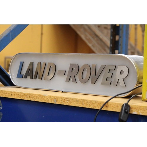 69 - A LAND-ROVER LIGHT UP BOX