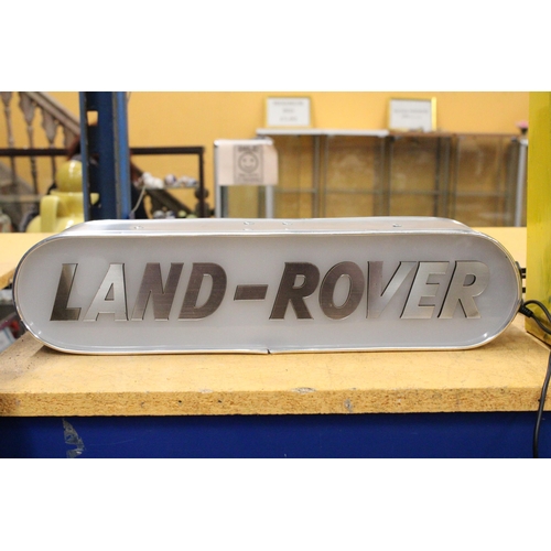 69 - A LAND-ROVER LIGHT UP BOX