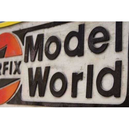 70 - AN AIRFIX MODEL WORLD ILLUMINATED SIGN