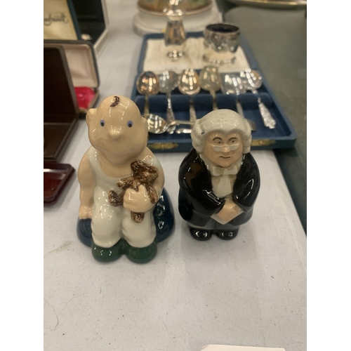 103 - A PAIR FIGURES TO INCLUDE A WADE BARRISTER AND A WADE MEMBERSHIP PIECE OF A BOY HOLDING A BEAR