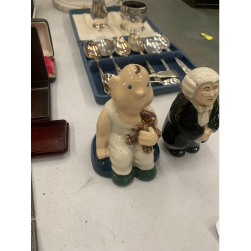 103 - A PAIR FIGURES TO INCLUDE A WADE BARRISTER AND A WADE MEMBERSHIP PIECE OF A BOY HOLDING A BEAR