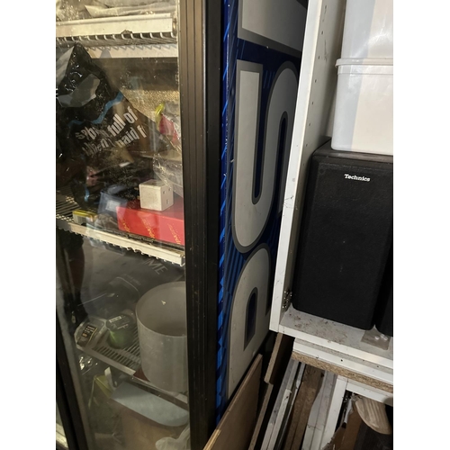 3540 - A PEPSI BRANDED FRIDGE WITH DOUBLE DOORS