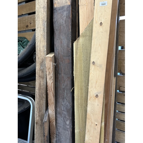 3543 - AN ASSORTMENT OF VARIOUS TIMBER