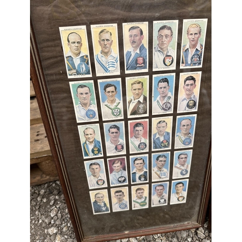 3558 - TWO FRAMED SETS OF WILLS'S CIGARETTE CARDS