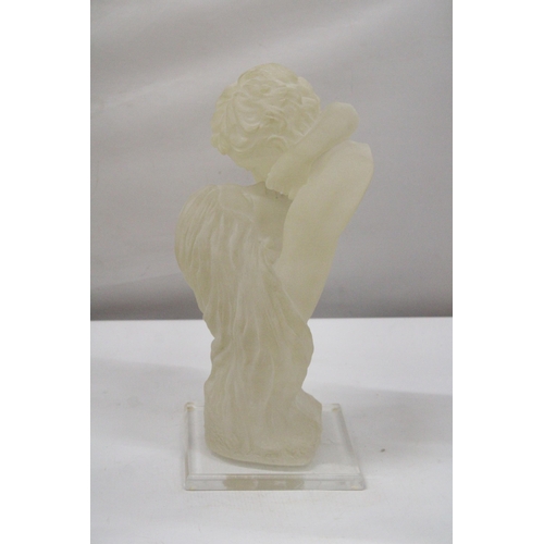 76 - AN ITALIAN SIGNED CLASSICAL STUDY FIGURE