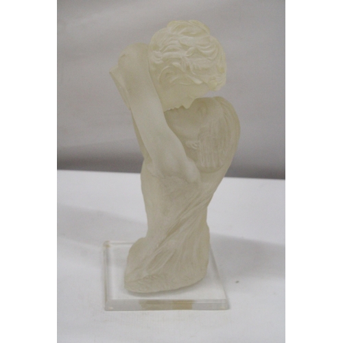 76 - AN ITALIAN SIGNED CLASSICAL STUDY FIGURE