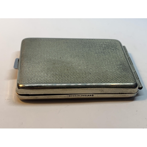 100 - A SILVER CHEROOT/CARD CASE