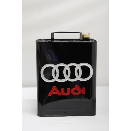 458 - A BLACK AUDI PETROL CAN