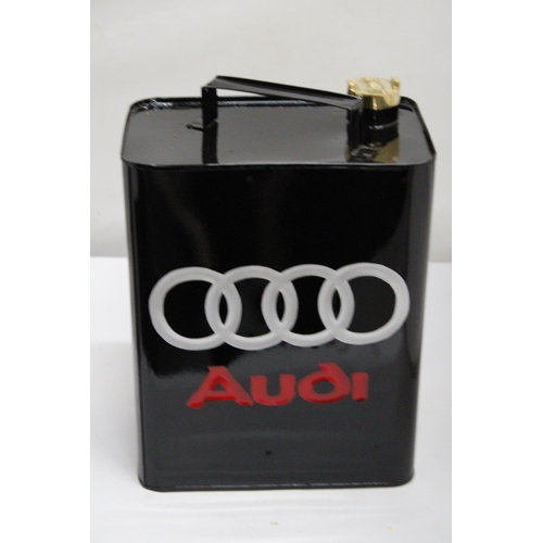 458 - A BLACK AUDI PETROL CAN