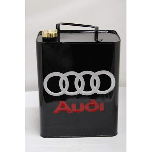 458 - A BLACK AUDI PETROL CAN