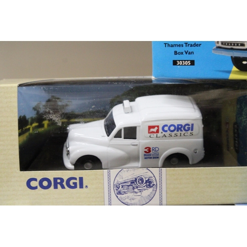 491 - FIVE CORGI MODELS - ALL AS NEW IN BOXES